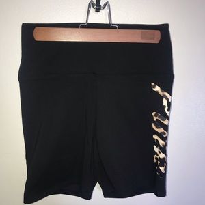 PINK leopard print shorts